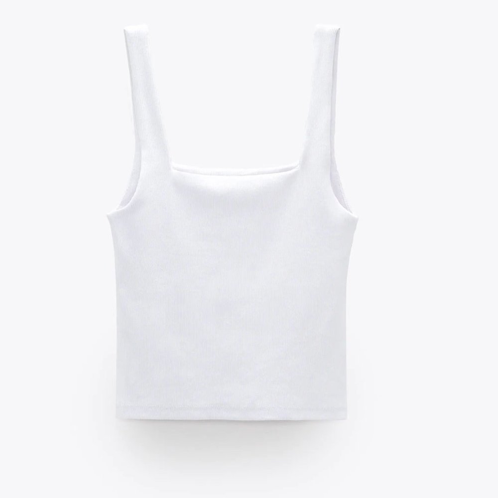 SOLD OUT NWT ZARA CROPPED TANK TOP